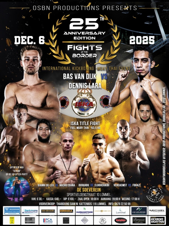 Brent en Xander 6.12.25 op fights at the Border te Lommel