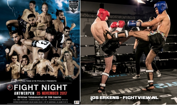 Erwin en Yarne 25 nov op Fightnight te Kapellen