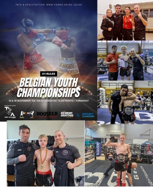 Brajan,Siem,Valentina,Milan en Rik op het BK youth K1 te Turnhout 15 en 16 nov 25