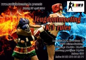 Jeugdontmoeting K-1 op 27 april @ MAC