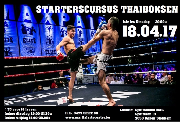 Starterscursus thaiboksen op 18 april 2017