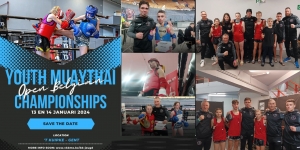 Kelsy goud en Jelte zilver op het BK jeugd Muaythai 13-14.01