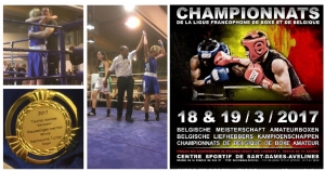 Gina wint de Belgische titel Engelse boks te Sart-Dames-Avelines op 18.03