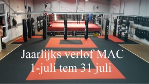 Jaarlijks verlof van 1 tem 31 juli