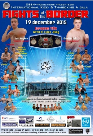 Hasan,Kerem en Isabelle op Fights@ the border 19 dec