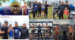 Jessica,Kyel,Angelo,Quinten en Leandro op Thaise markt te Laakdal 11-12 sept