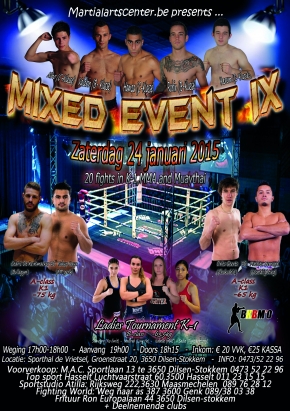 Mixed Event IX op komst...