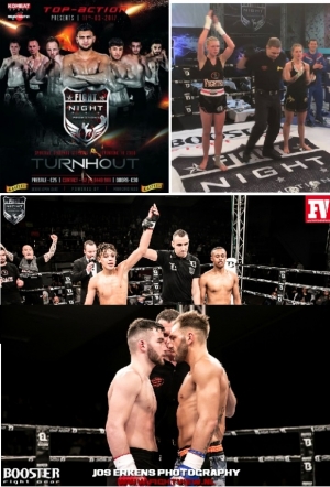 Gina,Jawad en Kerem 11 maart in Turnhout fightnight