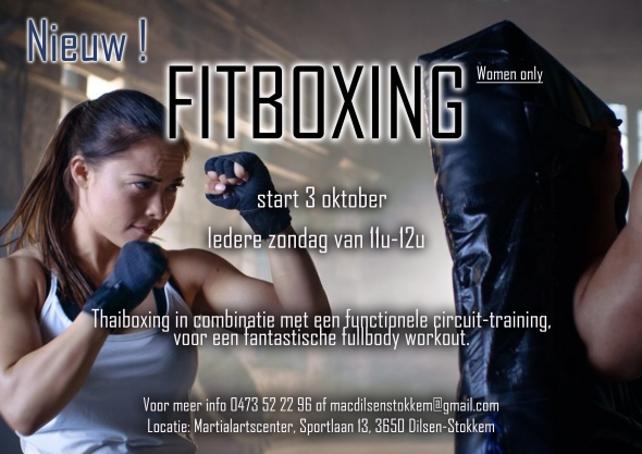 Fitboxing vanaf 3 oktober iedere zondag @ MAC