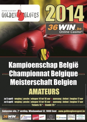 Junior bokst voor de Belgische titel op 6 april