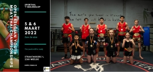 Jason,Angelo,Jennifer,Jessica,Leandro,Brent,Quinten,Faith en Anouar op BK Muaythai 22